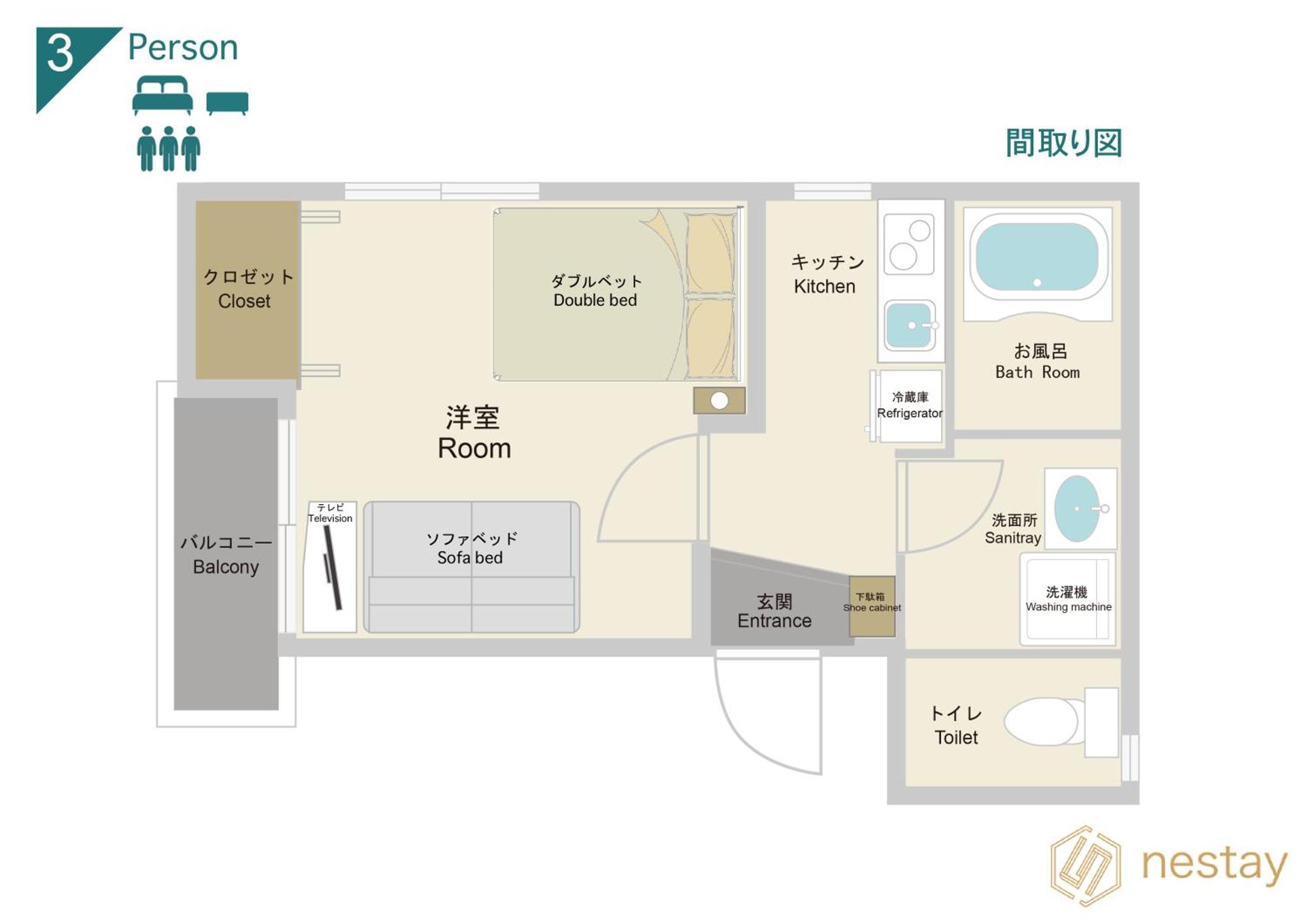 Appartement Nestay Asakusa *